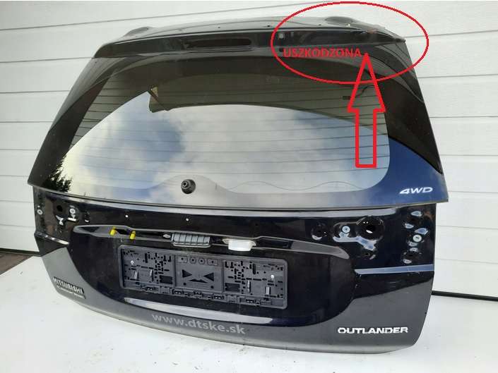 Klapa Tylna do mitsubishu